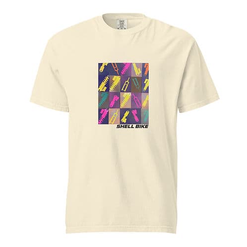 Front view of the Original Art on Comfort Colors T-Shirt